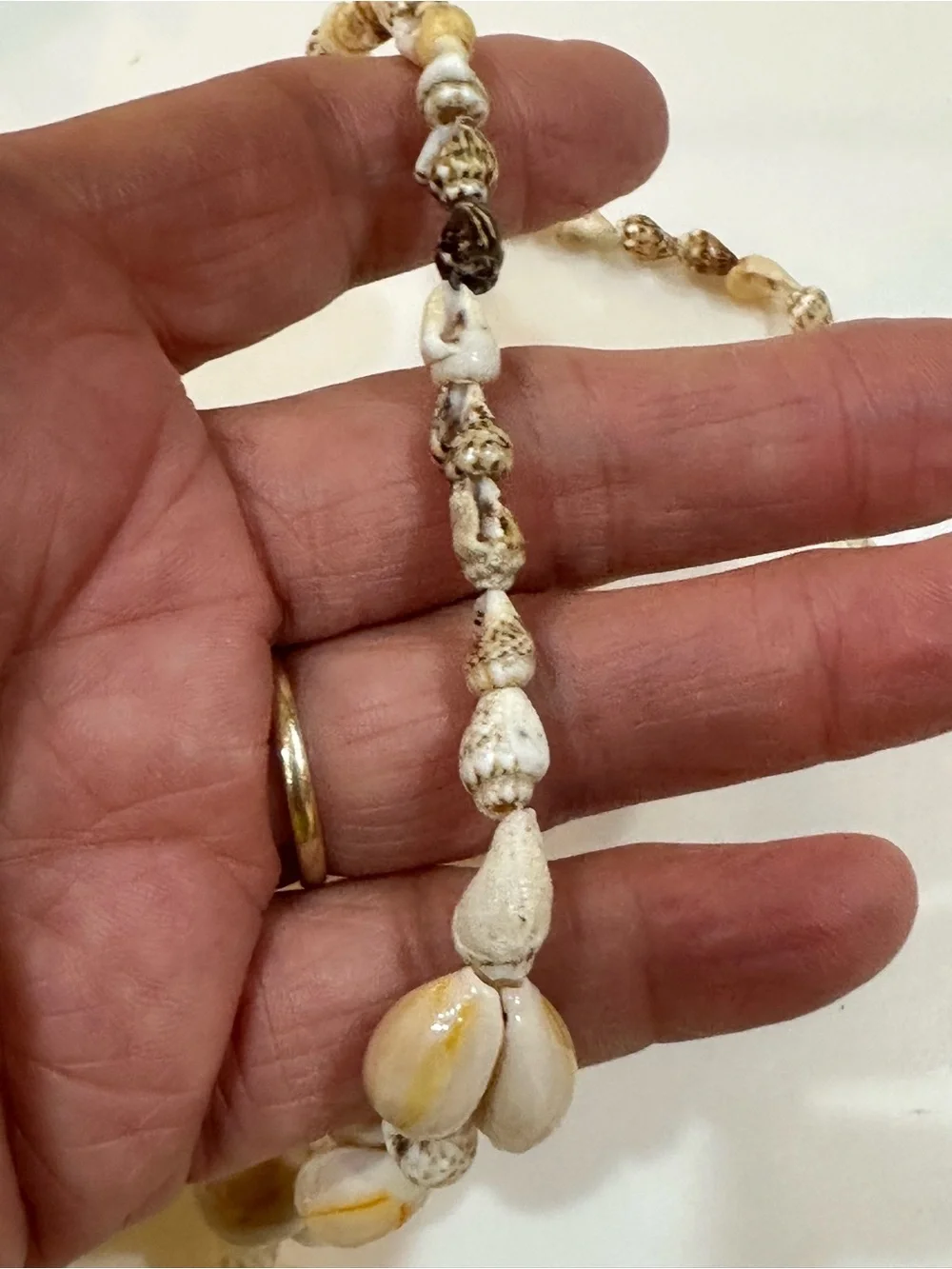 4 Piece Natural Cowrie & Mixed Shell Jewelry Set – Necklaces & Bracelet - Picture 7 of 11